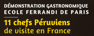 Gastronomische Demonstration von 11 peruanischen Köchen in der Ferrandi-Schule in Paris